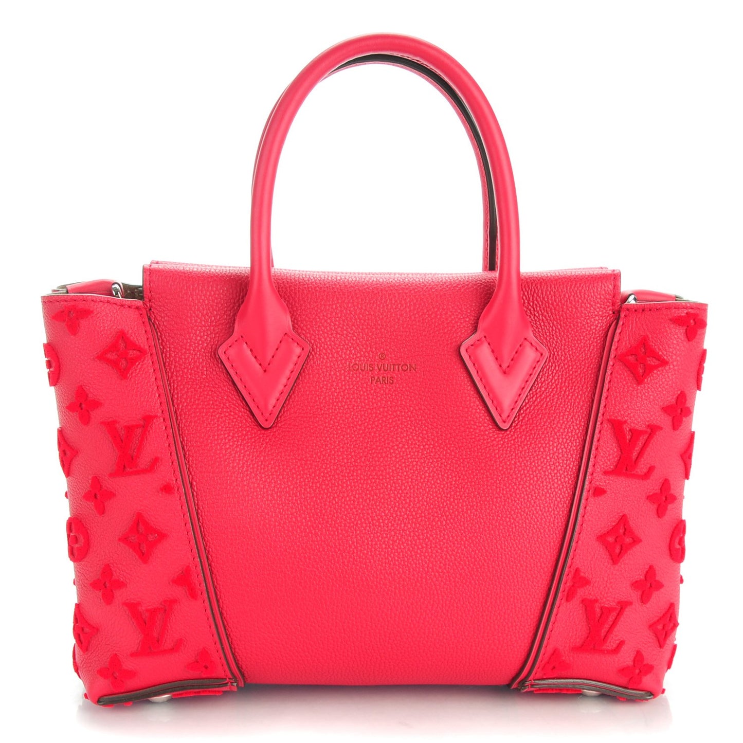 Veau Cachemire Tote W BB Framboise