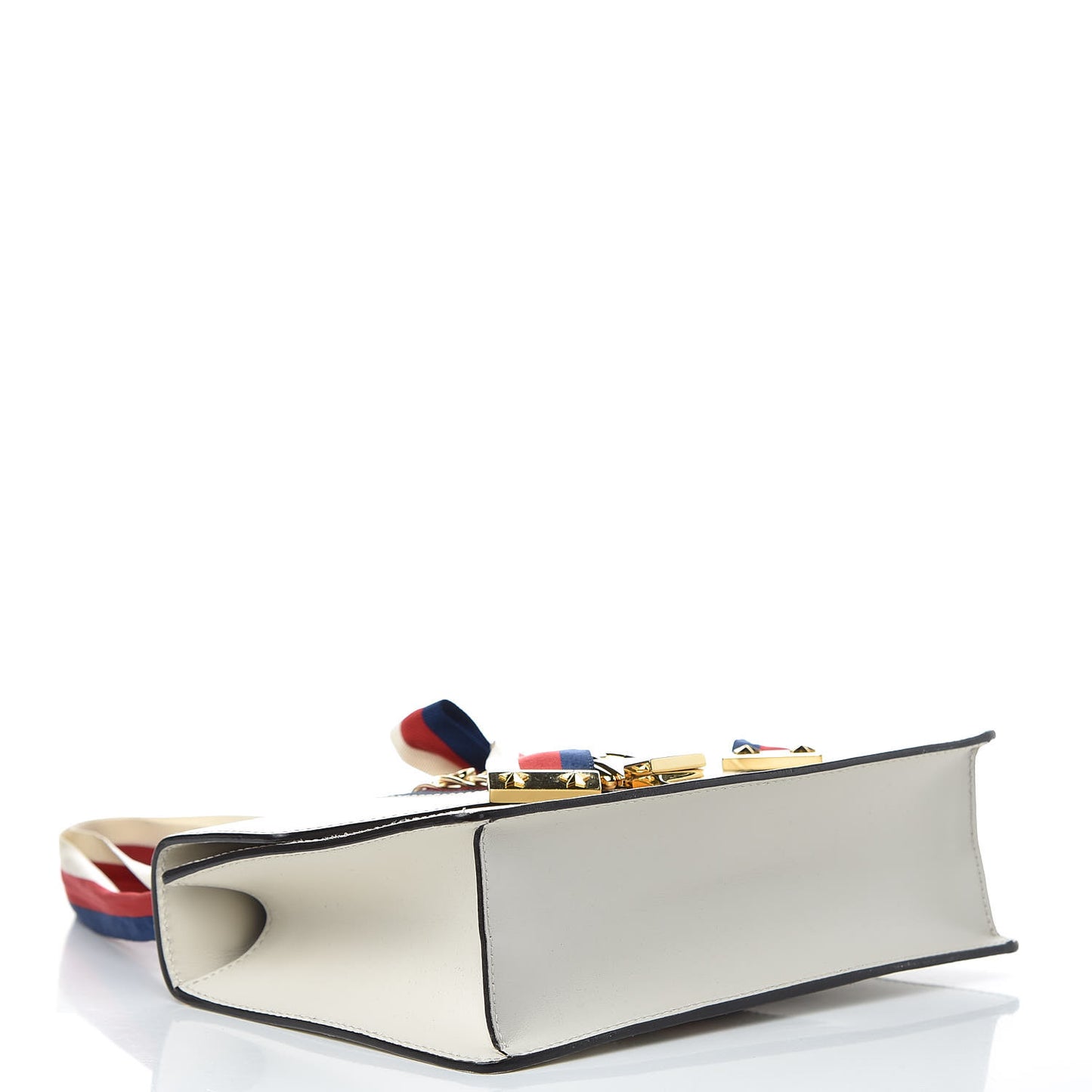 Calfskin Small Sylvie Shoulder Bag Off White