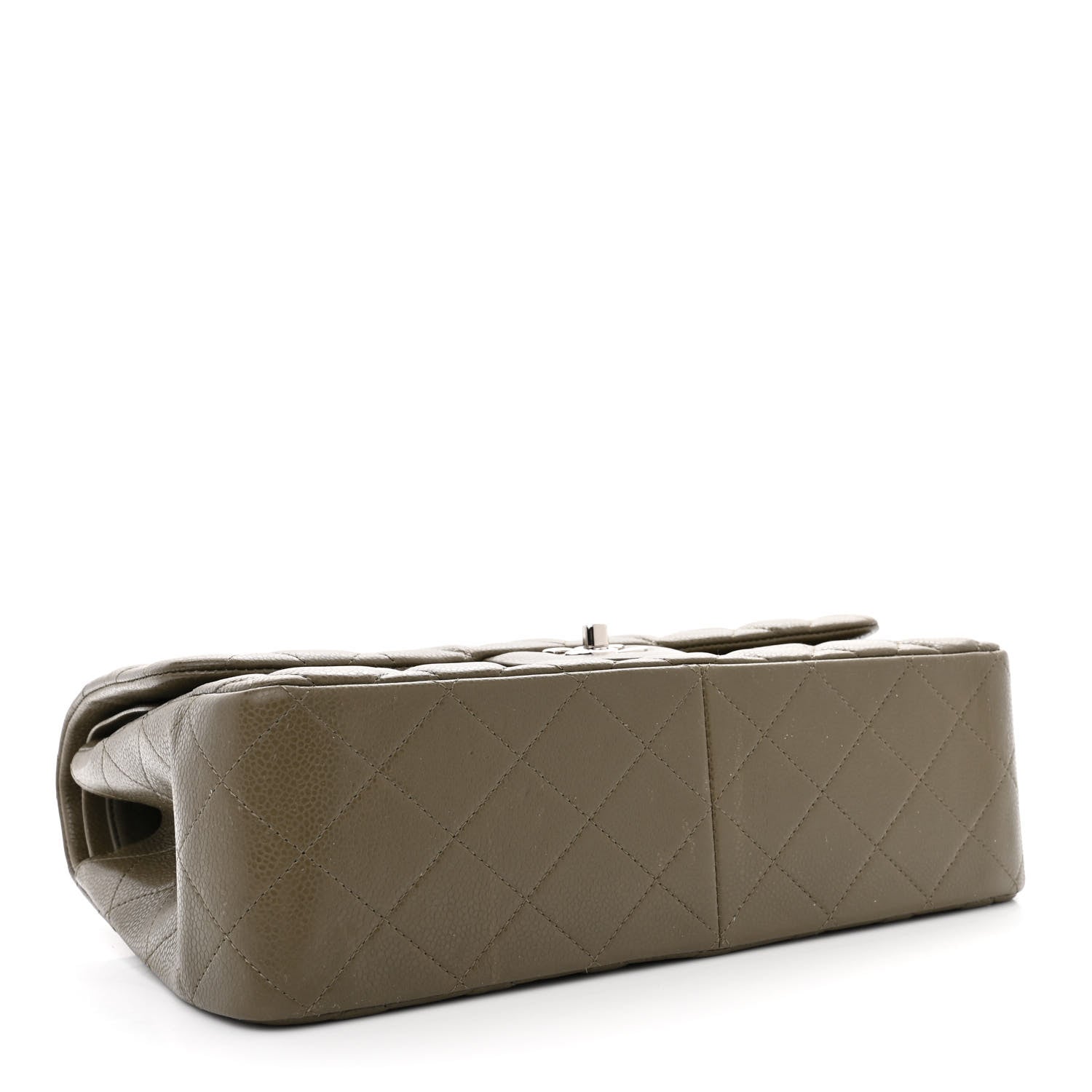 Chanel Caviar Quilted Jumbo Double Flap Taupe 4 of 16