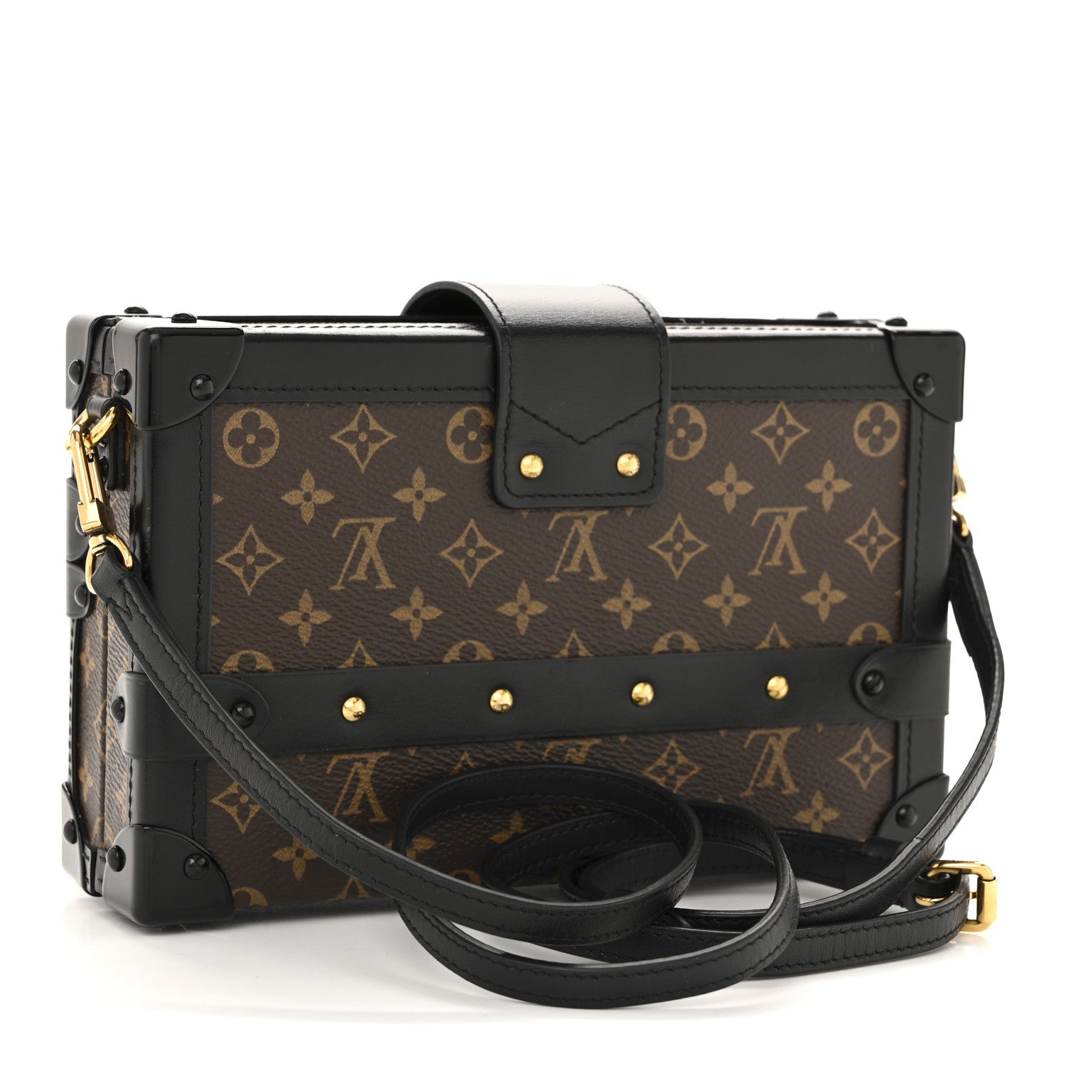 Louis Vuitton Monogram Petite Malle Black 3 of 12