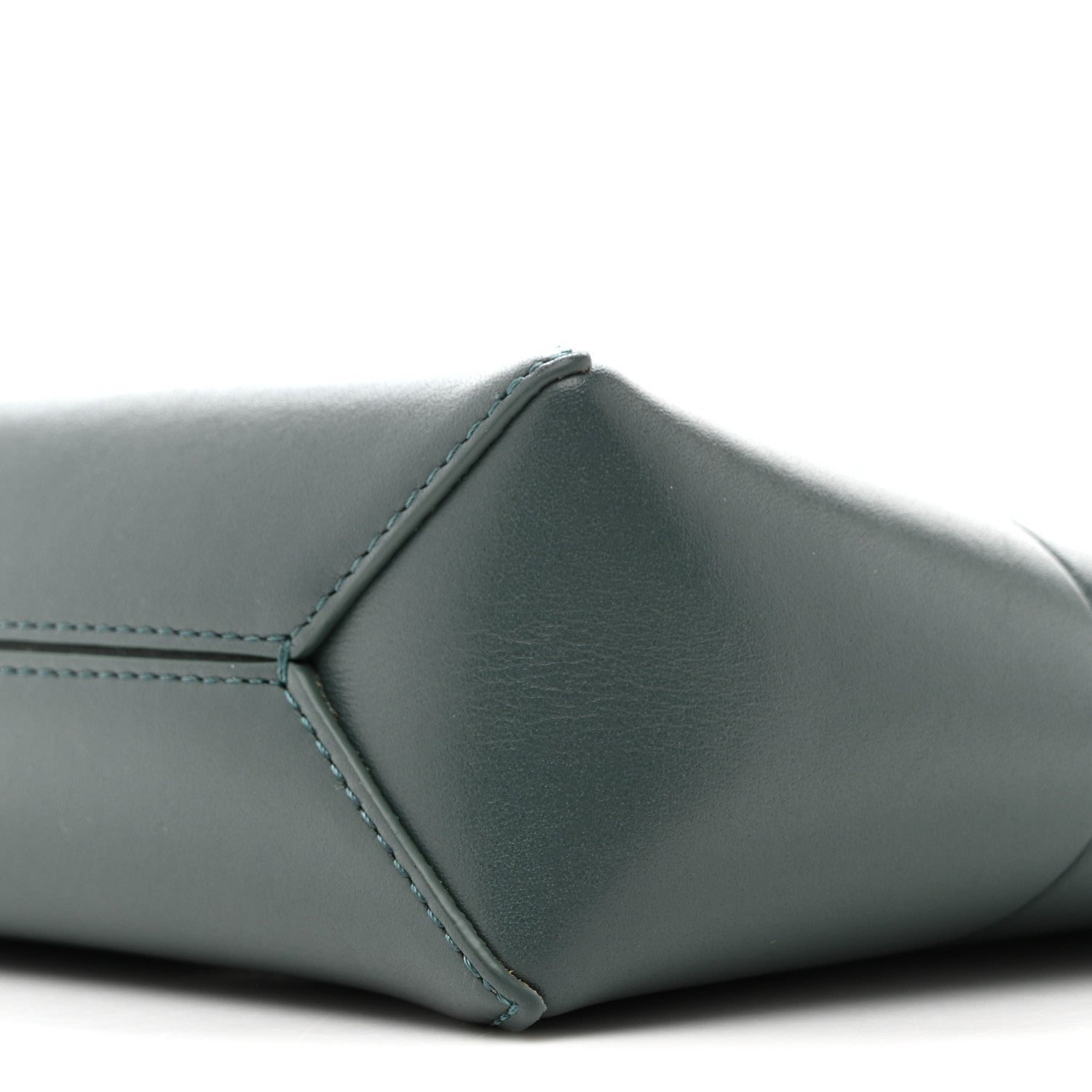Loewe Shiny Calfskin Puzzle Fold Pouch Vetiver 10 of 14