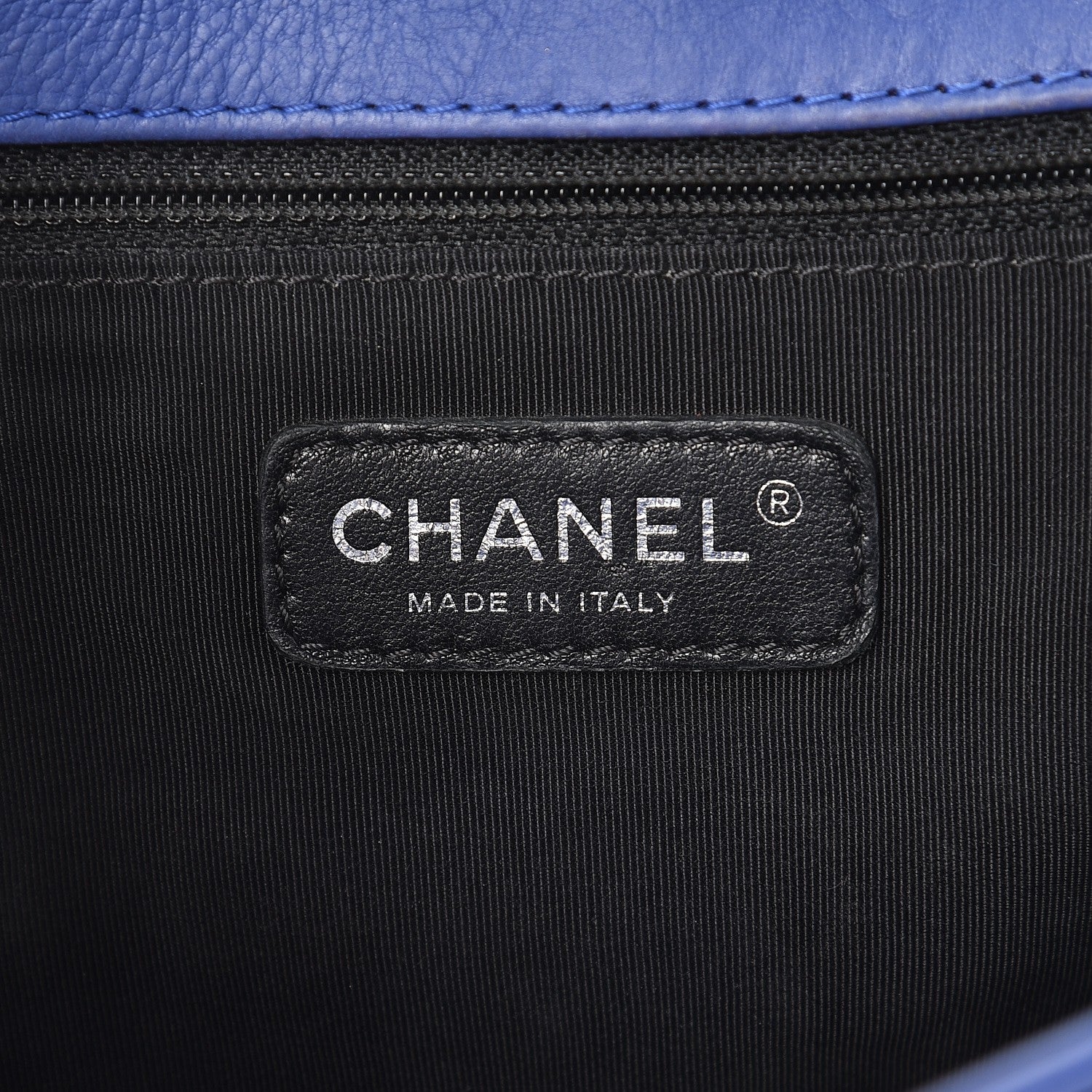 Chanel Calfskin Quilted Large Boy Flap Blue 6 of 9