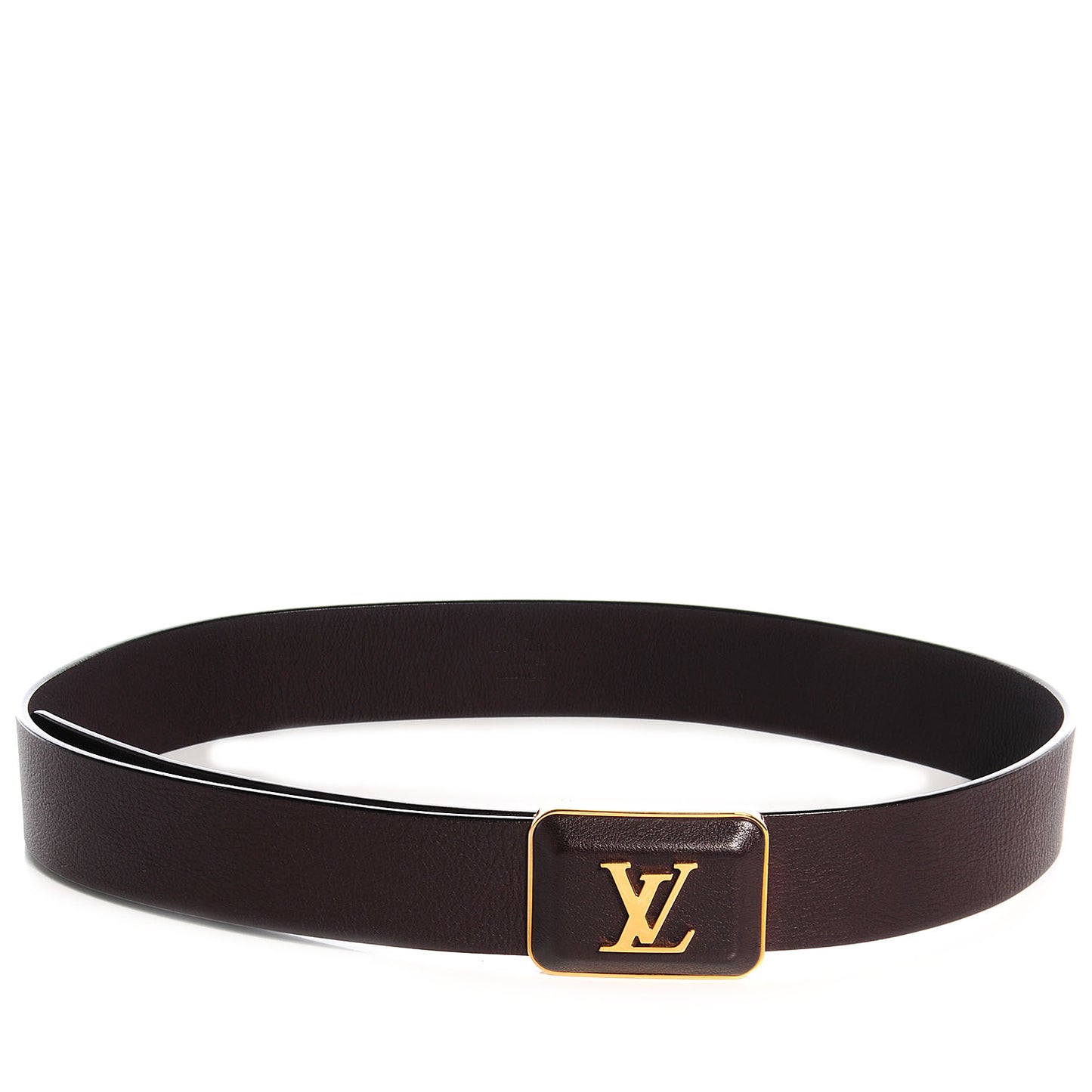 Ecrin Calfskin Belt 75 30 Burgundy