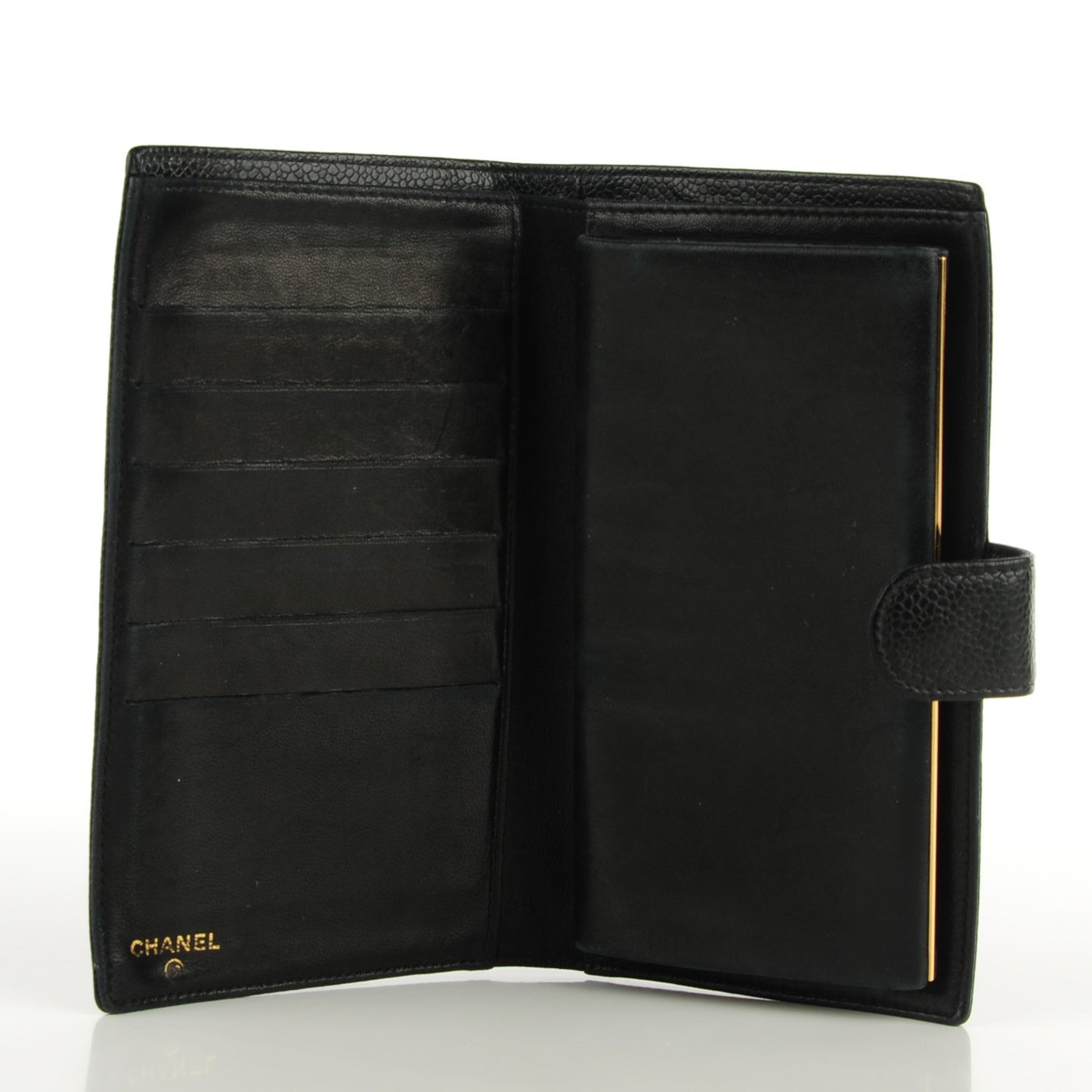 Caviar CC French Wallet Black