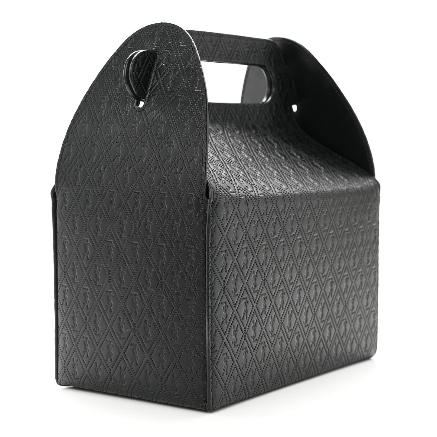 Calfskin Monogram Take Away Box Black