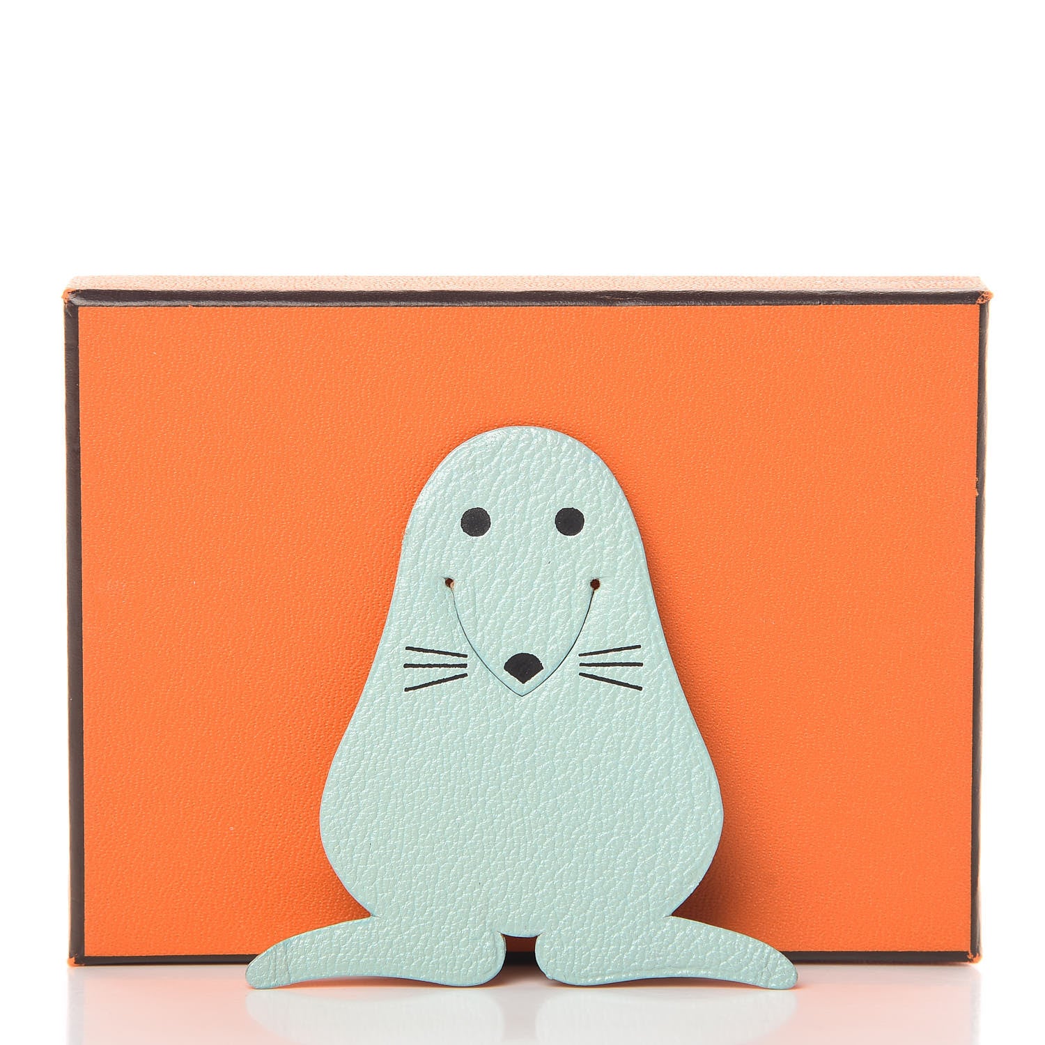 Hermes Chevre Seal Pikabook Bookmark Aqua 6 of 6