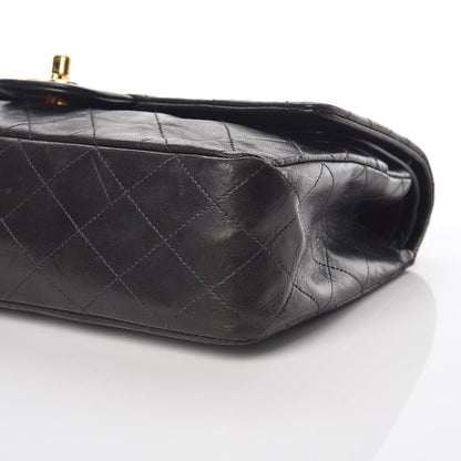 Chanel Lambskin Quilted Medium Double Flap Black 6 of 17