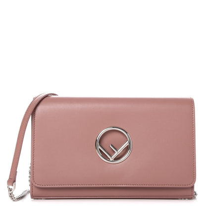 Fendi Vitello Liberty Lucido F is Fendi Wallet on Chain English Rose 1 of 7