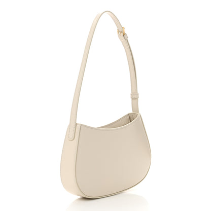 Celine Shiny Calfskin Medium Tilly Triomphe Shoulder Bag Rice 3 of 10