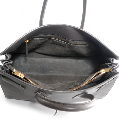Saint Laurent Leather Large Sac de Jour Carryall Grey 5 of 9