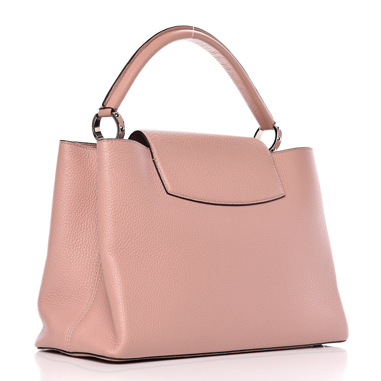 Louis Vuitton Taurillon Capucines MM Magnolia 3 of 12