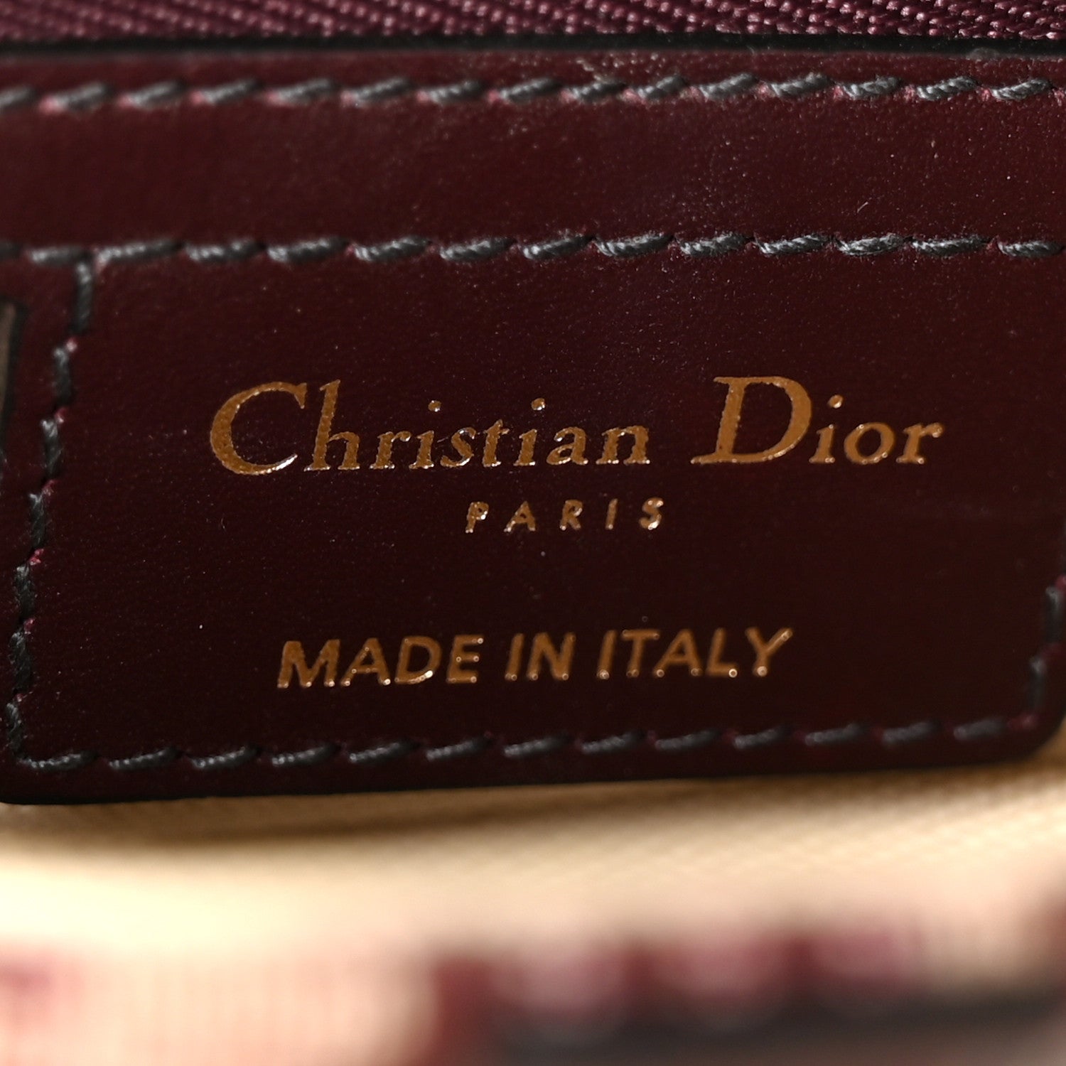 Christian Dior Oblique Saddle Bag Burgundy 6 of 10