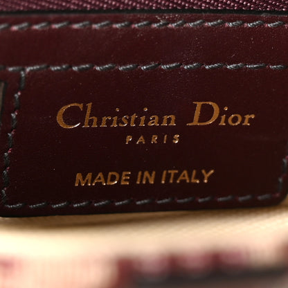 Christian Dior Oblique Saddle Bag Burgundy 6 of 10