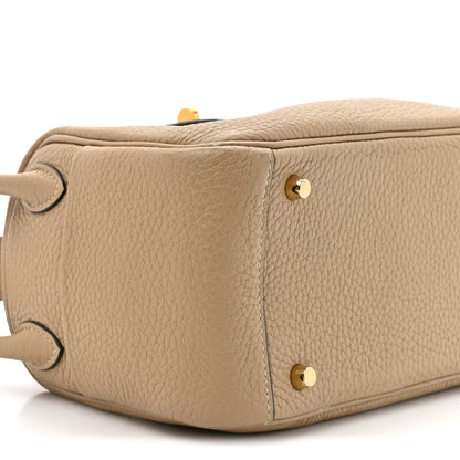 Hermes Taurillon Clemence Mini Lindy 20 Trench 10 of 12