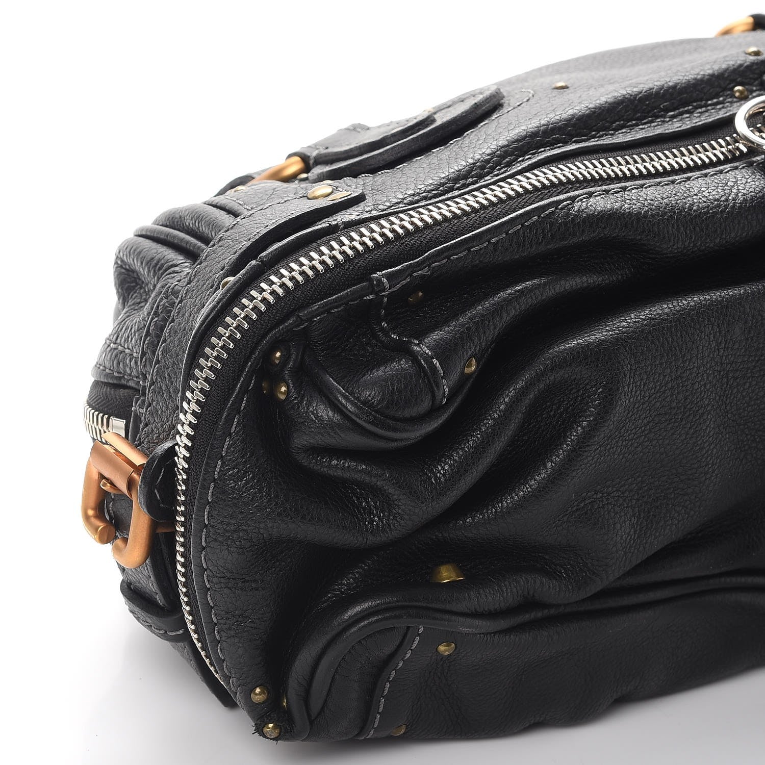 Chloe Calfskin Paddington Satchel Black 11 of 12