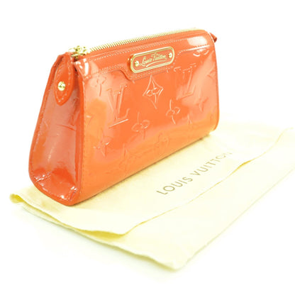 Louis Vuitton Vernis Trousse Cosmetic Pouch Orange Sunset 3 of 8