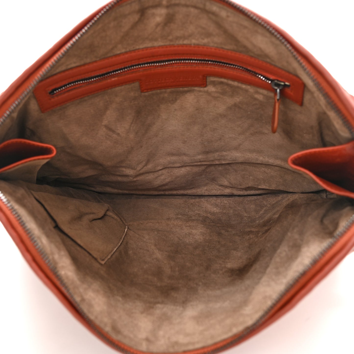 Nappa Intrecciato Nodini Crossbody Messenger Terracota