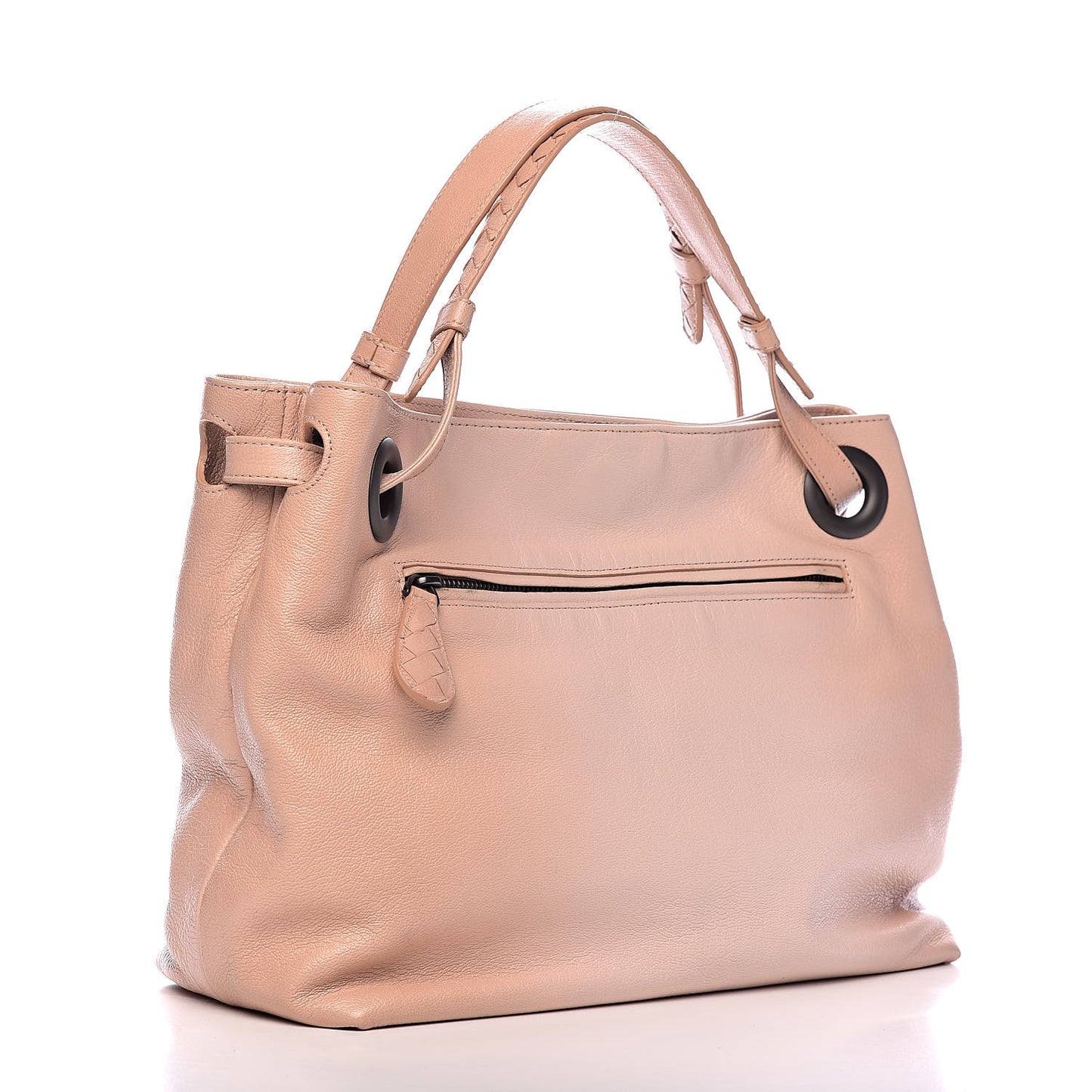 Madras Goatskin Sfumato Intrecciato Edoardo Bag Flamingo