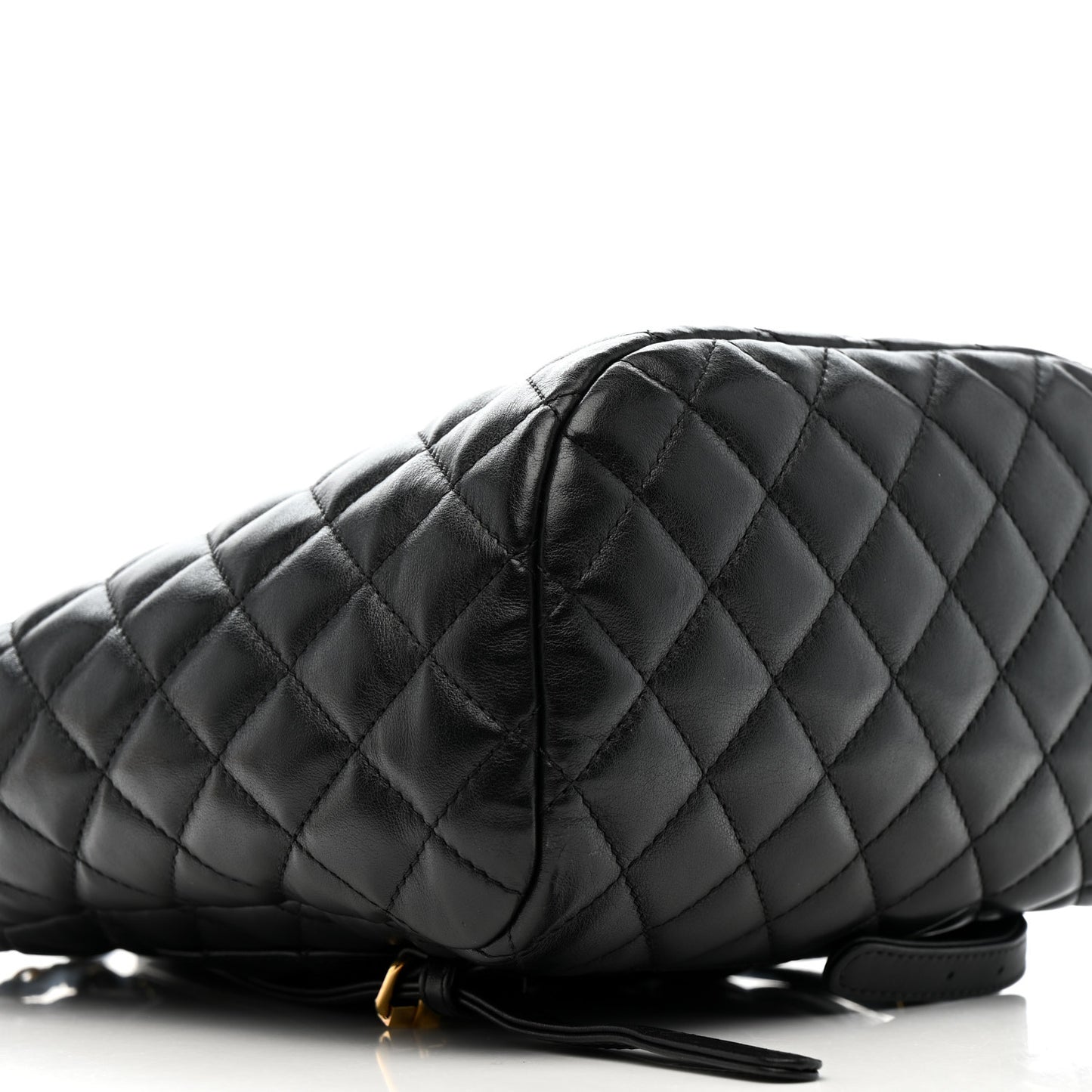 Calfskin Quilted Small Urban Spirit Backpack Black