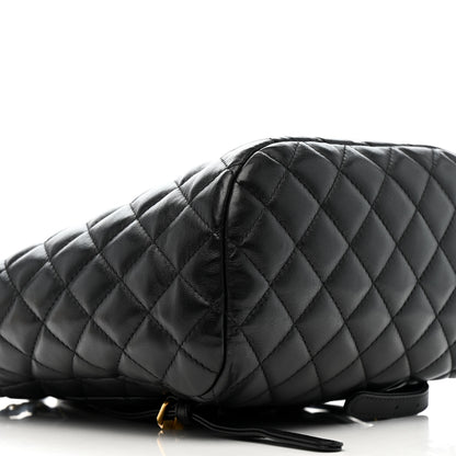 Chanel Calfskin Quilted Small Urban Spirit Backpack Black 9 of 12