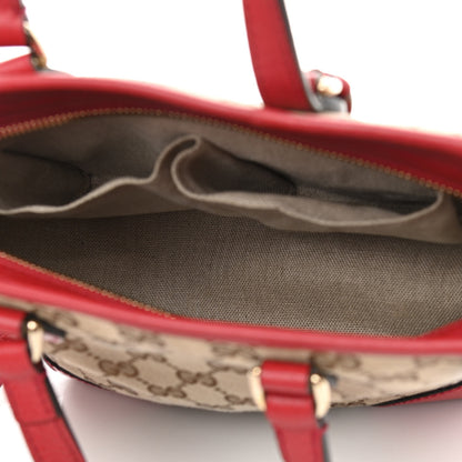 Gucci Monogram Small Bree Tote Red 5 of 10