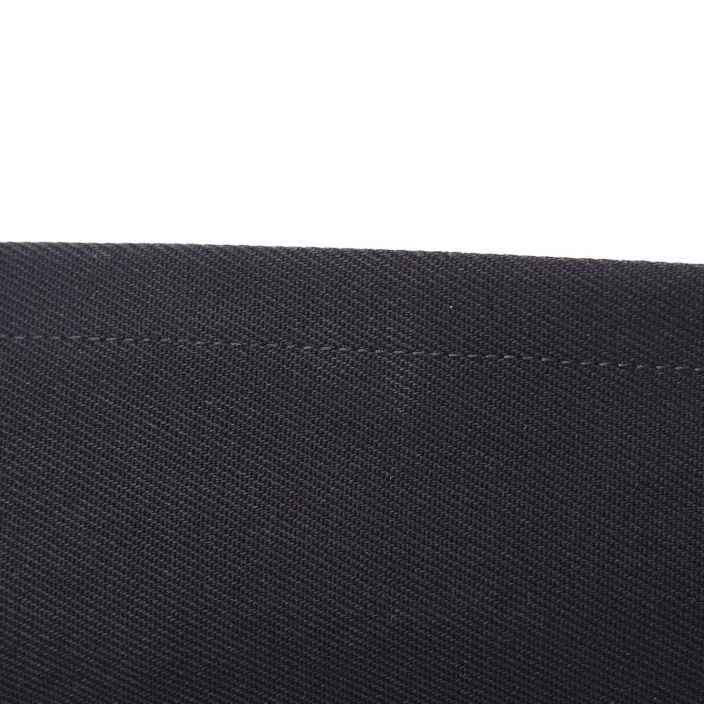 Linen Calfskin Rive Gauche Tote Black