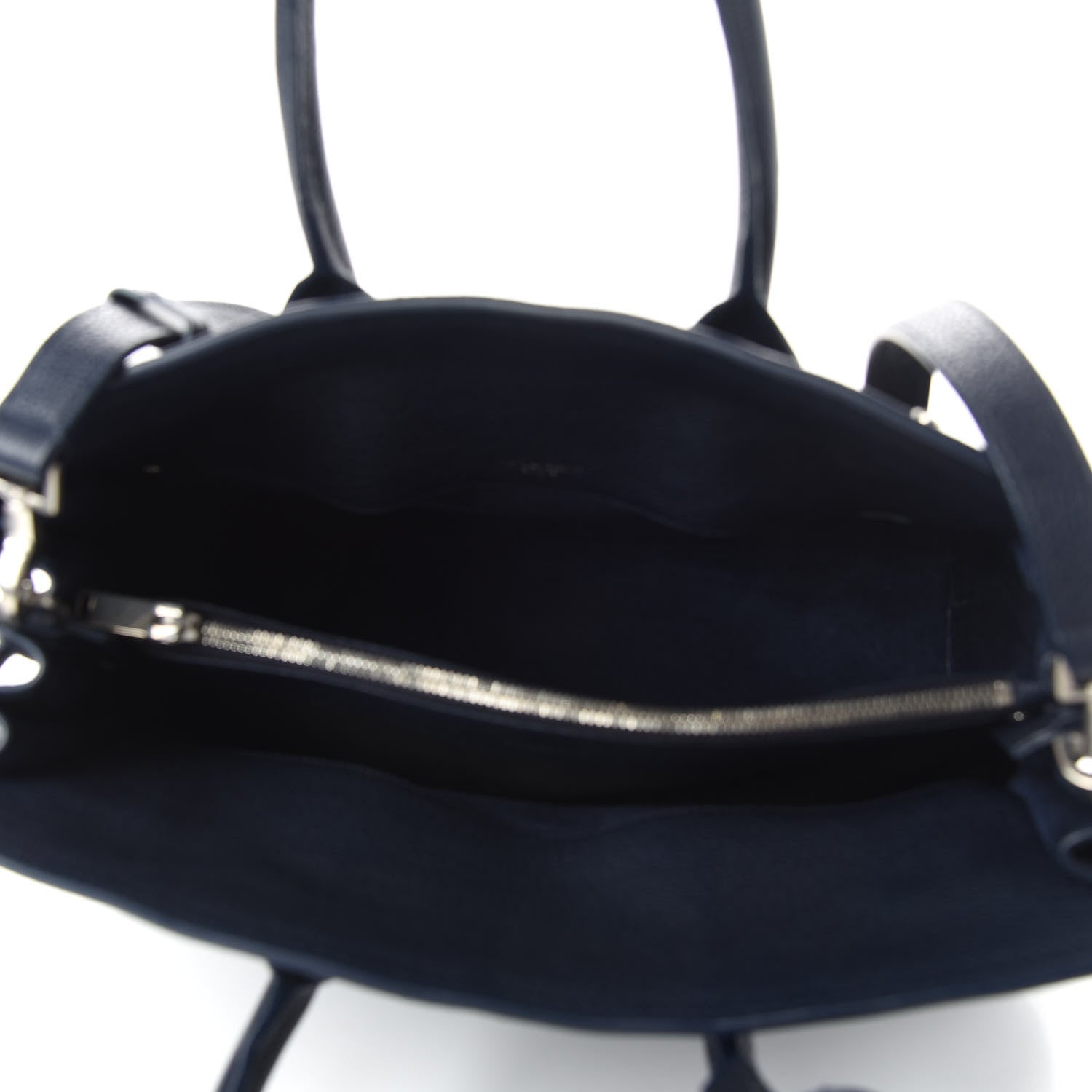 Saint Laurent Grained Calfskin Small Supple Sac De Jour Navy 5 of 14