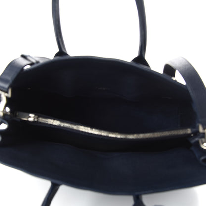 Saint Laurent Grained Calfskin Small Supple Sac De Jour Navy 5 of 14