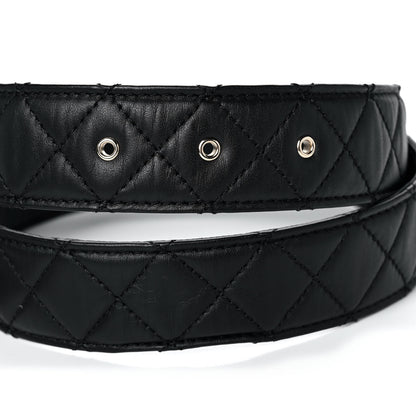 Chanel Lambskin Quilted CC Chain Belt 85 34 Black 3 of 8