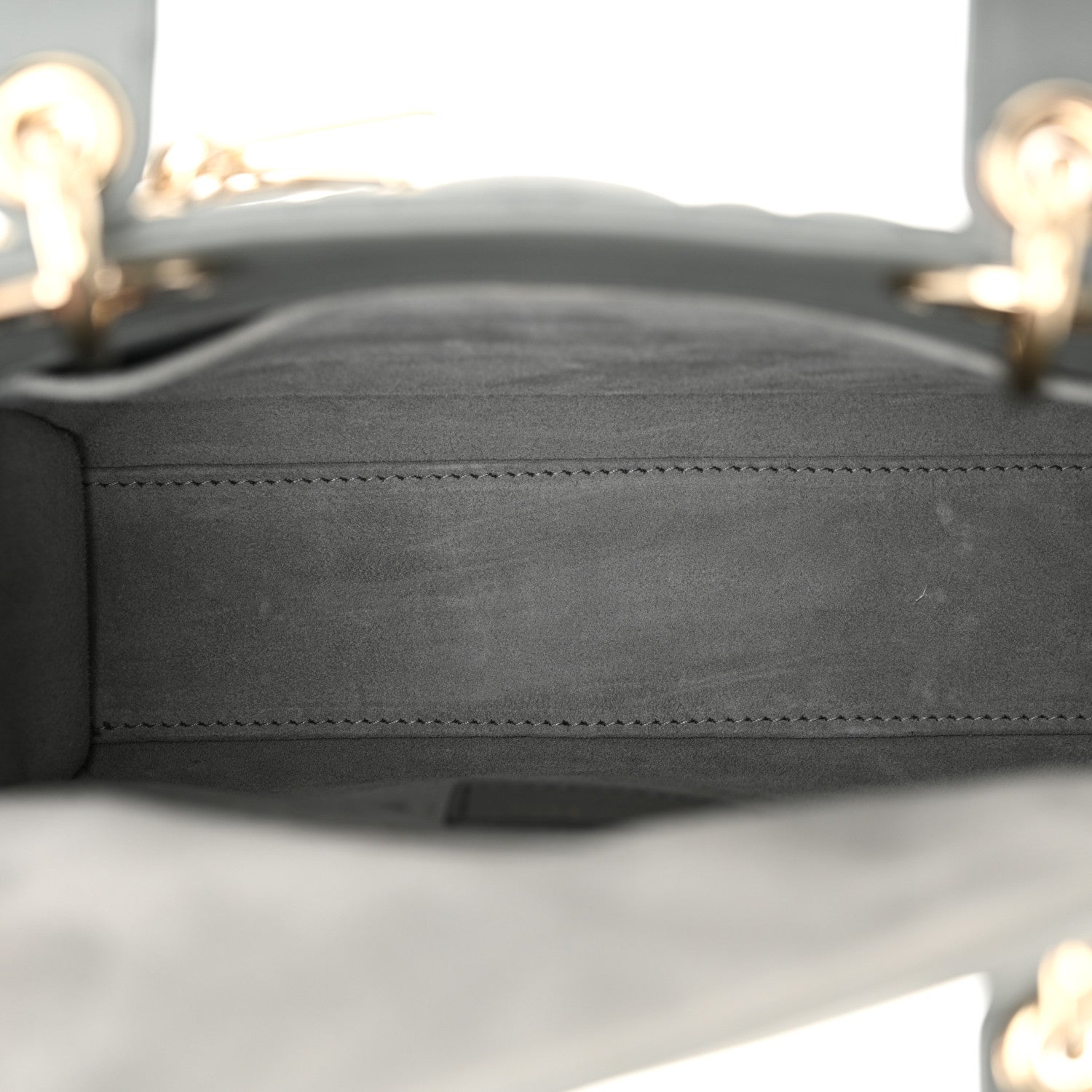 Christian Dior Lambskin Cannage Gradient Small My ABCDior Lady Dior Grey 5 of 12