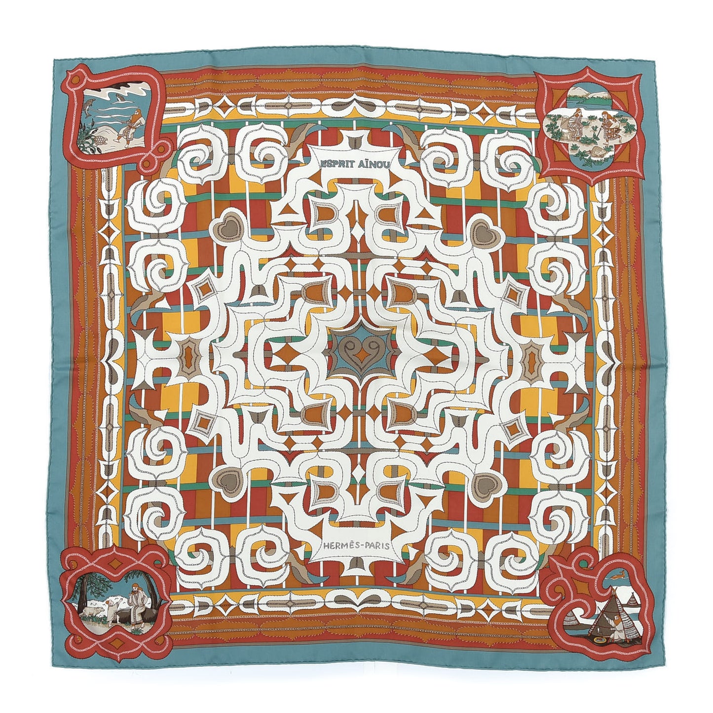 Silk Esprit Ainou Scarf 90