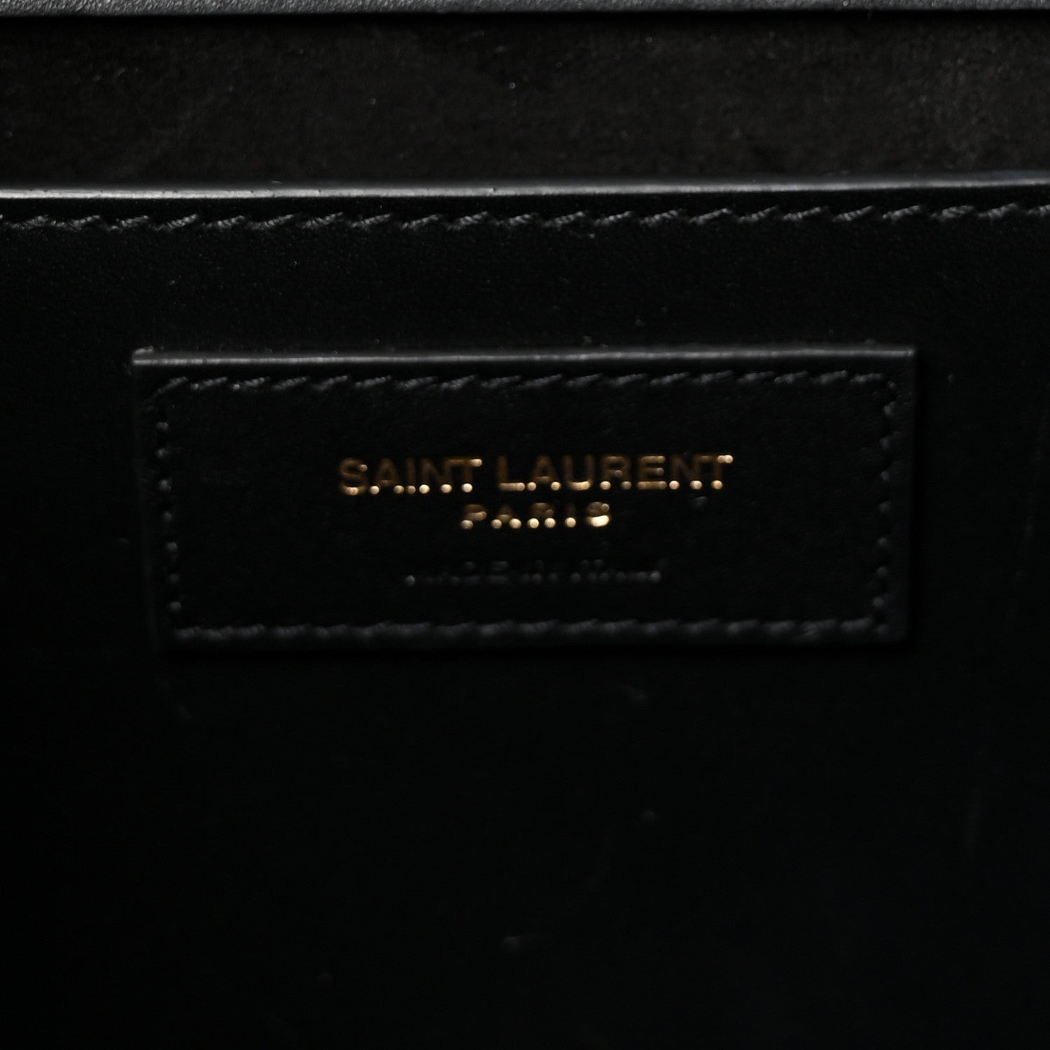 Saint Laurent Smooth Calfskin Medium Classic Monogram Kate Tassel Satchel Black 6 of 9