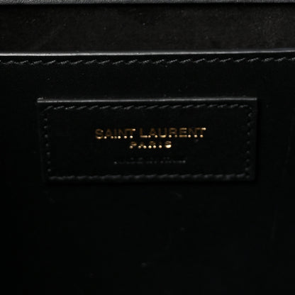 Saint Laurent Smooth Calfskin Medium Classic Monogram Kate Tassel Satchel Black 6 of 9
