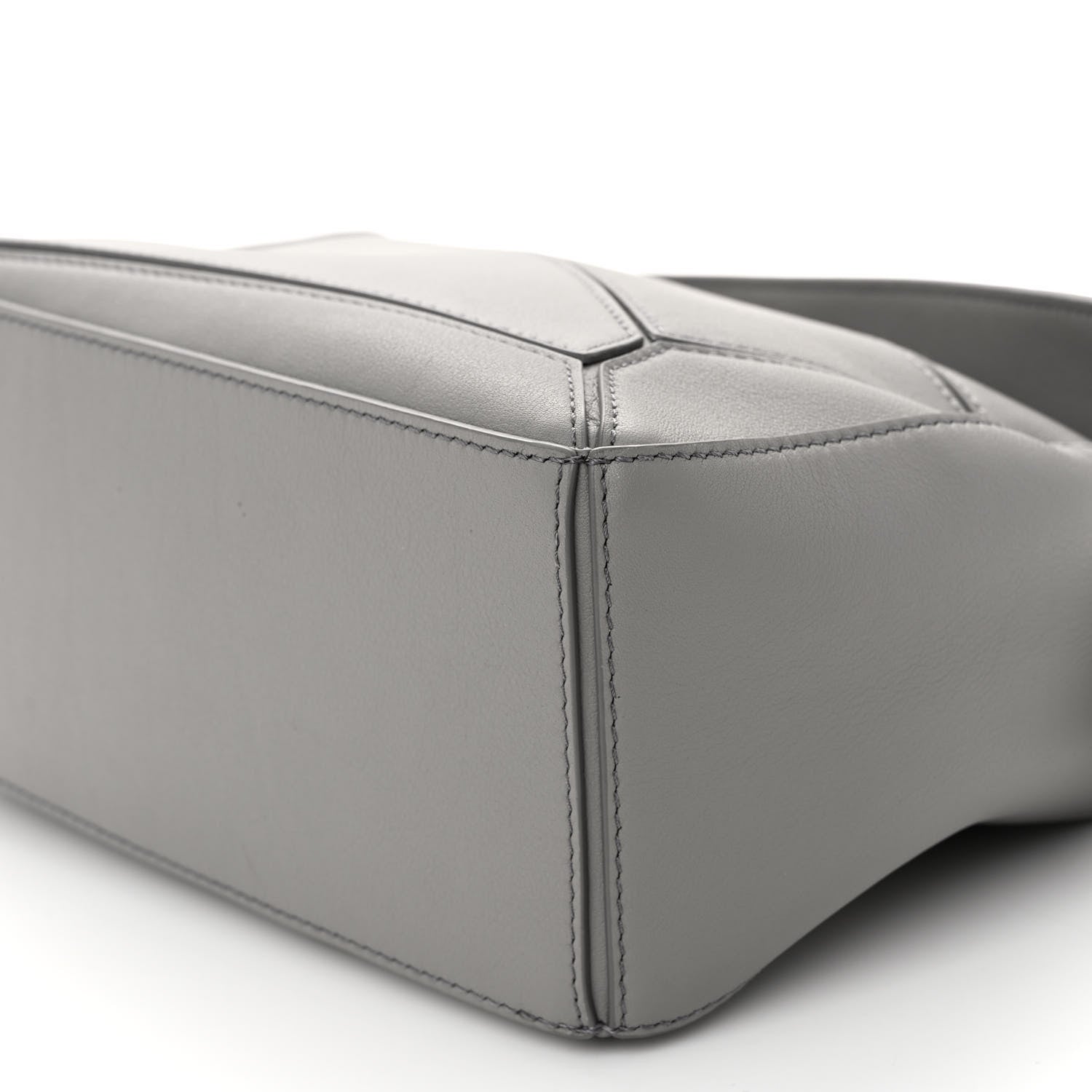Loewe Soft Grained Calfskin Small Puzzle Bag Pearl Grey 9 of 9