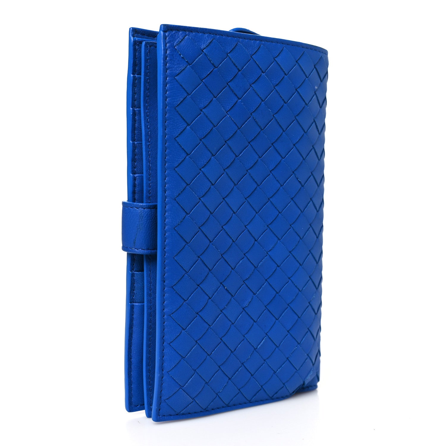 Bottega Veneta Nappa Intrecciato Continental Wallet Blue 3 of 8