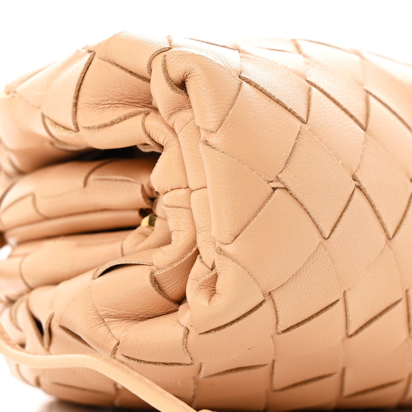 Nappa Intrecciato The Mini Pouch Almond