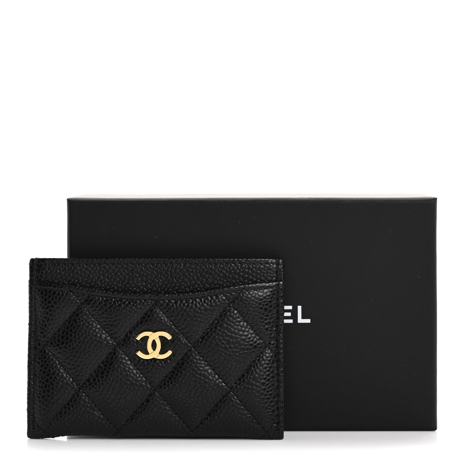 Chanel Caviar Quilted Card Holder Black 10 of 10