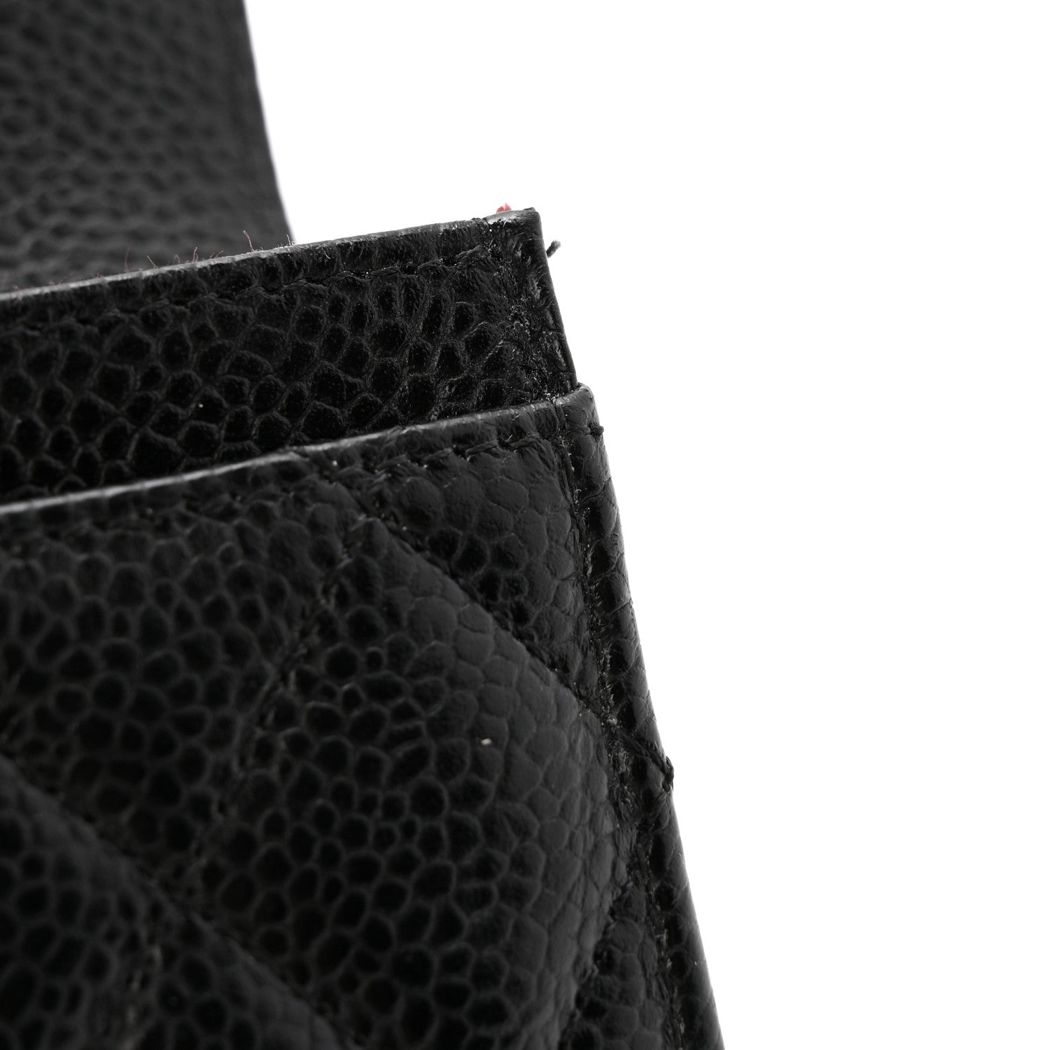 Chanel Caviar Quilted Flap Card Holder Wallet Black 9 of 10