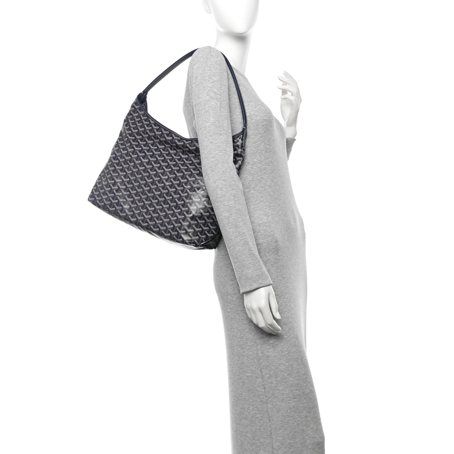 Goyard Goyardine Boheme Hobo Navy Blue 2 of 12