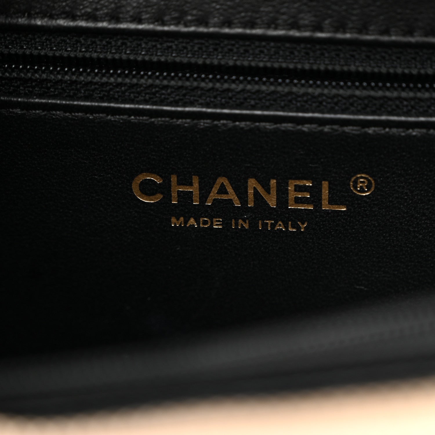 Chanel Caviar Quilted Medium CC Filigree Vanity Case Beige Black 6 of 11
