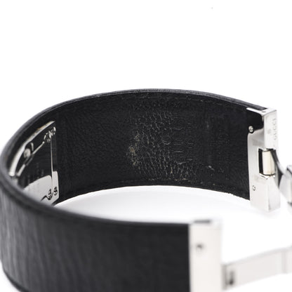 Gucci Stainless Steel Calfskin 18mm 7800S Quartz Watch Black 10 of 11
