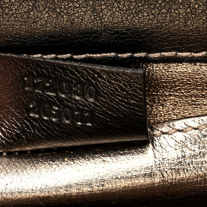 Gucci Calfskin Britt Clutch Pewter 7 of 9