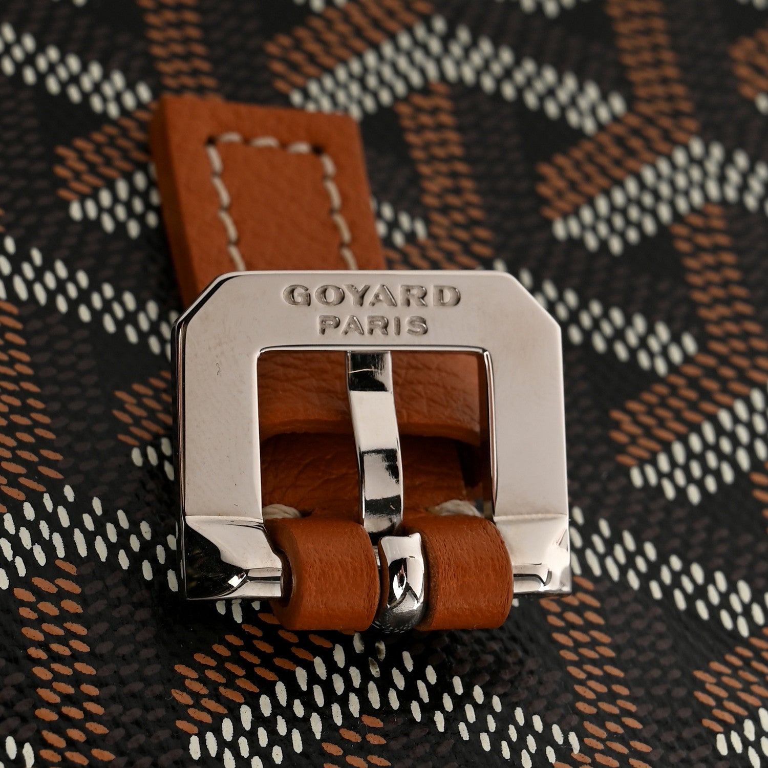 Goyard Goyardine Capetien Messenger Bag Black Gold 6 of 12
