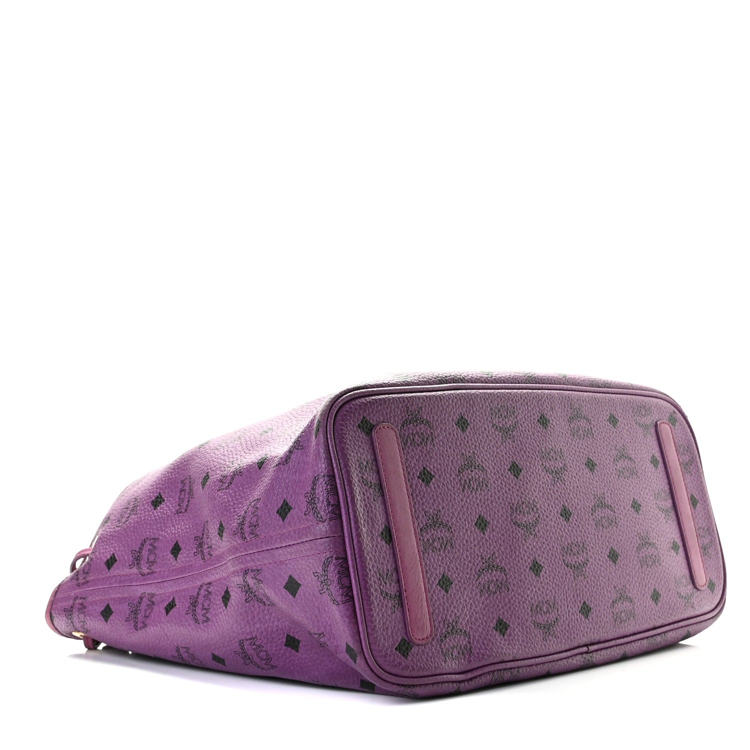 MCM Visetos Medium Project Reversible Shopper Tote Purple 7 of 10