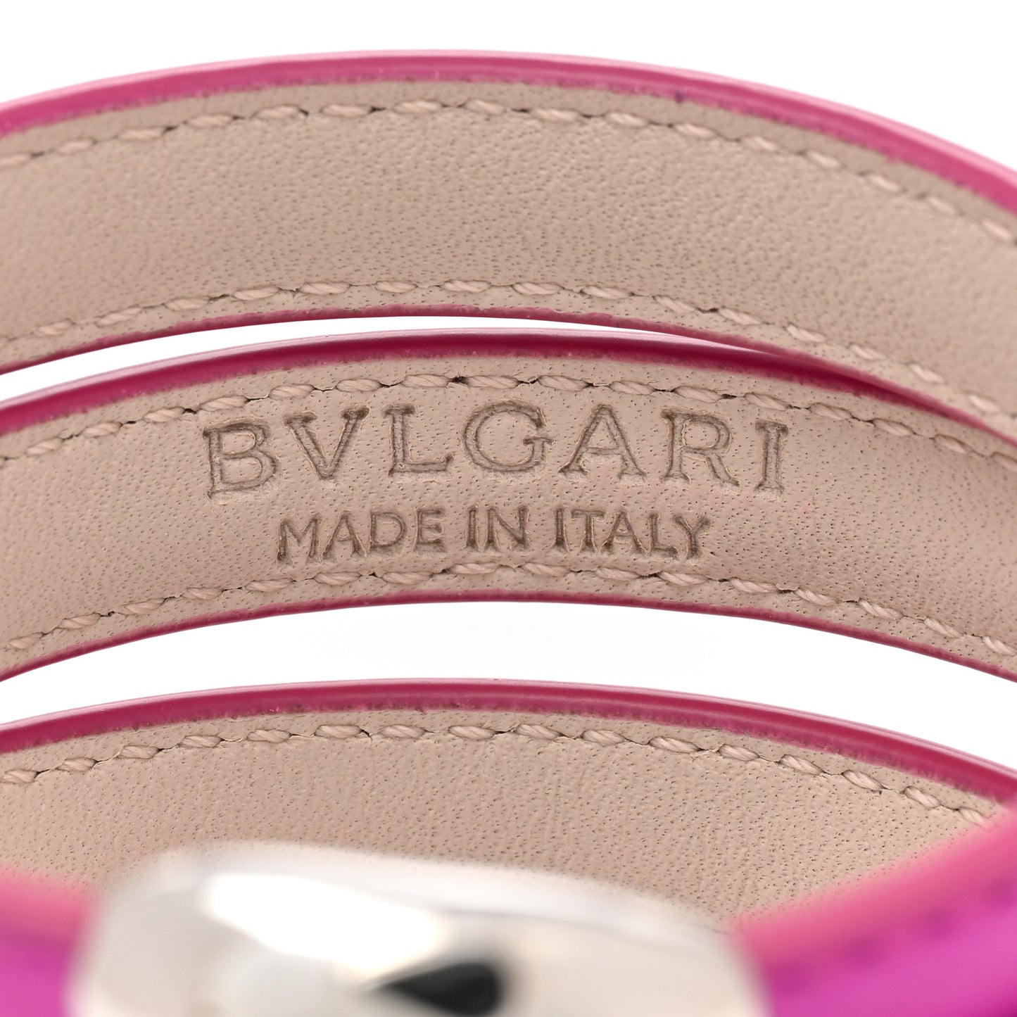 X AMBUSH Calfskin Bracelet Pink