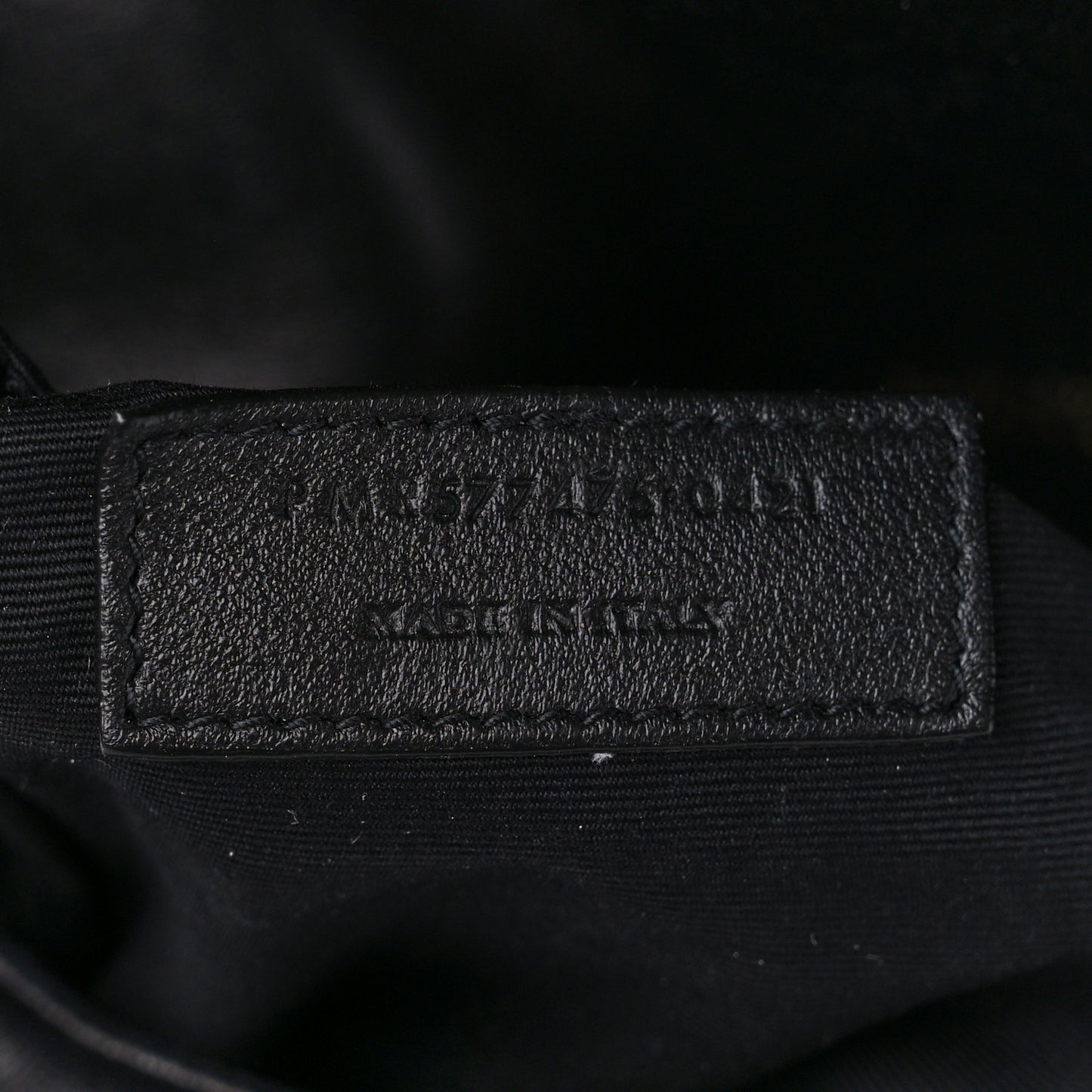 Lambskin Quilted Medium Loulou Puffer Monogram Chain Satchel Black