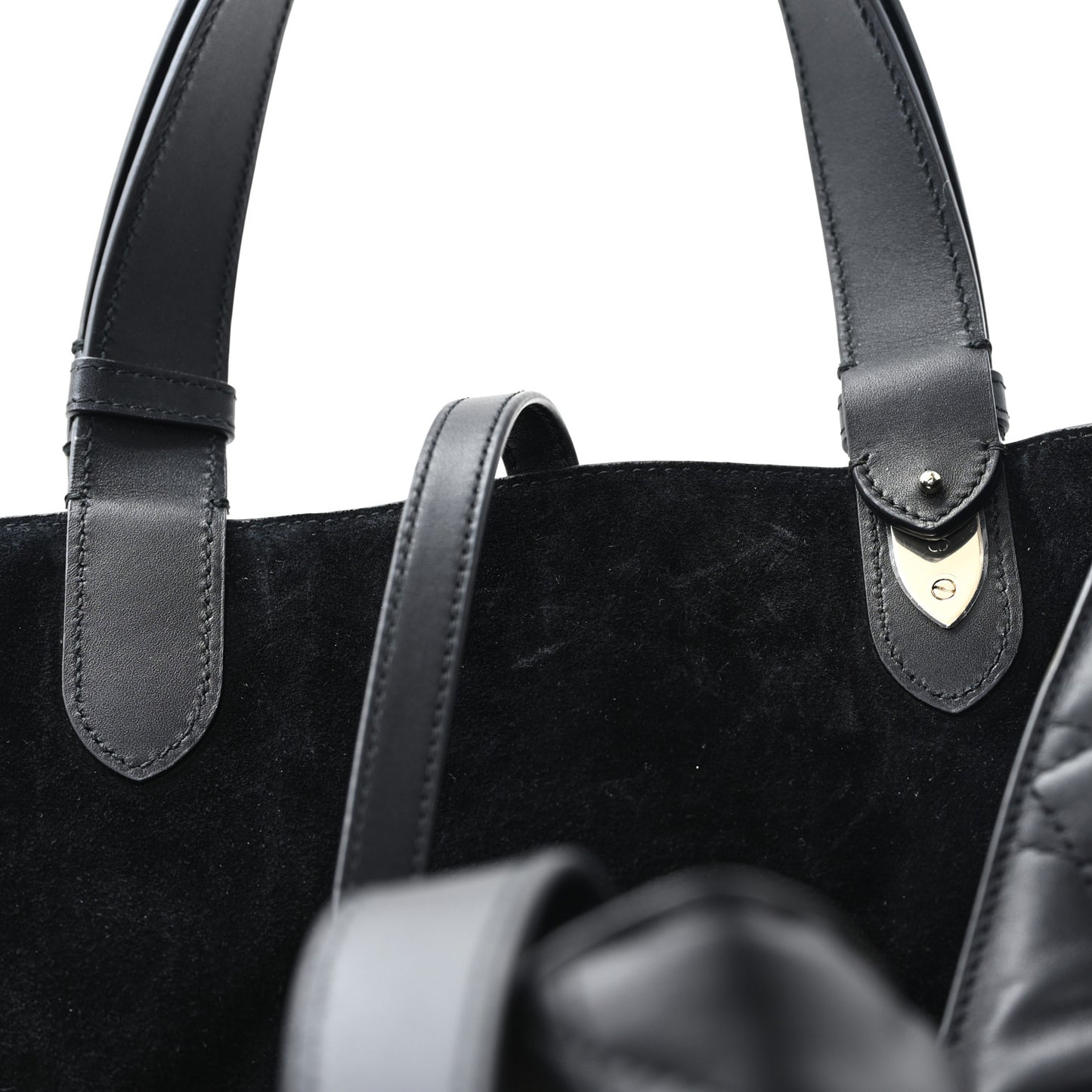 Calfskin Macrocannage Large Toujours Black