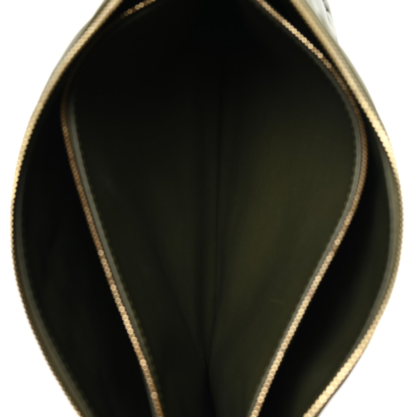 Lambskin Embossed Monogram Coussin MM Khaki