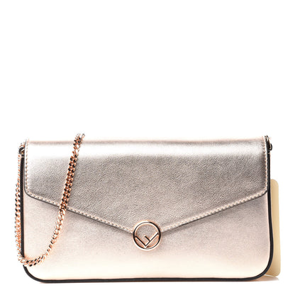 Fendi Vitello Laminato F is Fendi Envelope Wallet on Chain Rame 1 of 10