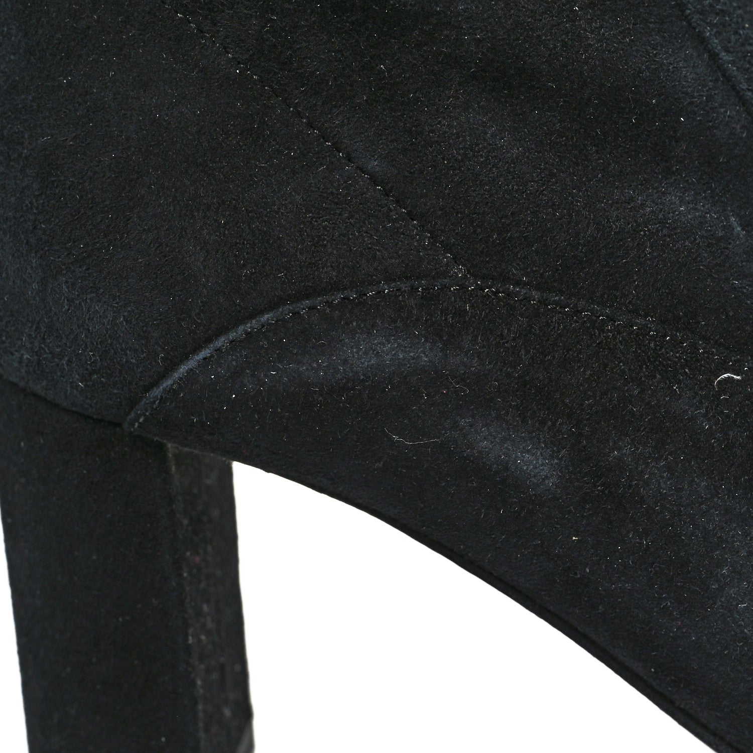 Valentino Garavani Suede Stretch Knee Boots 36 Black 7 of 7